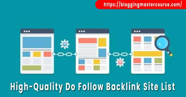 Do Follow Backlink Site List
